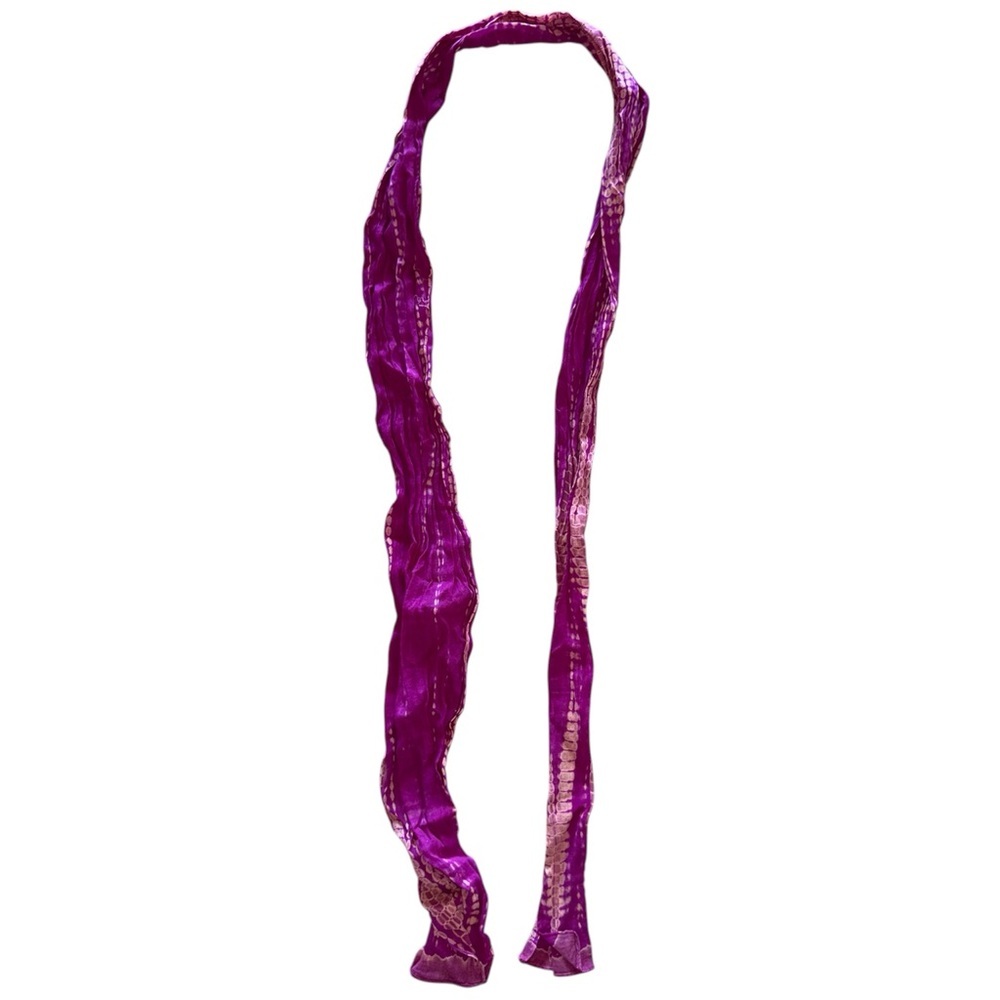 Purple Pink Tie Dye Women's Scarf - Lightweight Fashion Accessory